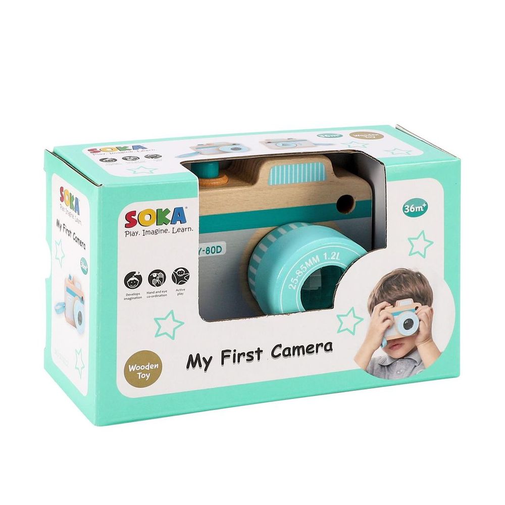 SOKA Wooden Camera - Quality Imaginative Play