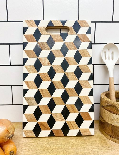 Cube Serving Tray Home Decor