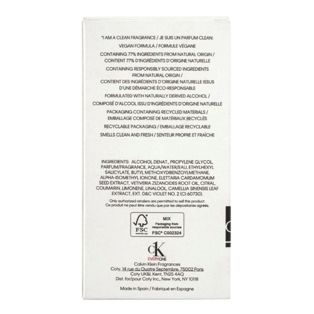 Calvin Klein Everyone  Eau De Toilette Spray 10ml