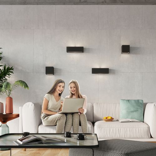 مصباح حائط سيراميك وزجاج بتصميم عصري من ليو، قاعدة E27