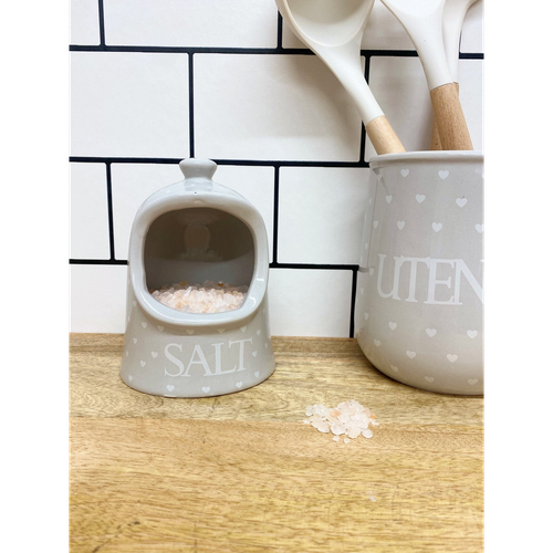 Heart Design Salt Pig