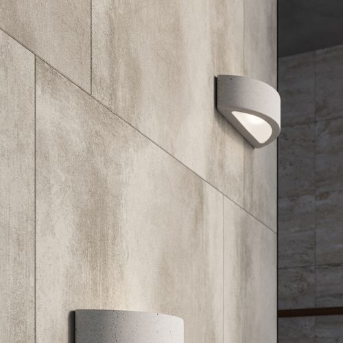 مصباح حائط من الإسمنت والزجاج، تصميم عصري Atena، قاعدة E27