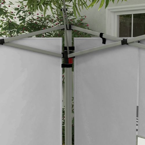 Outsunny Gazebo Side Panels for 3x3(m) or 3x4m Pop Up Gazebo, 2 Pack, Grey