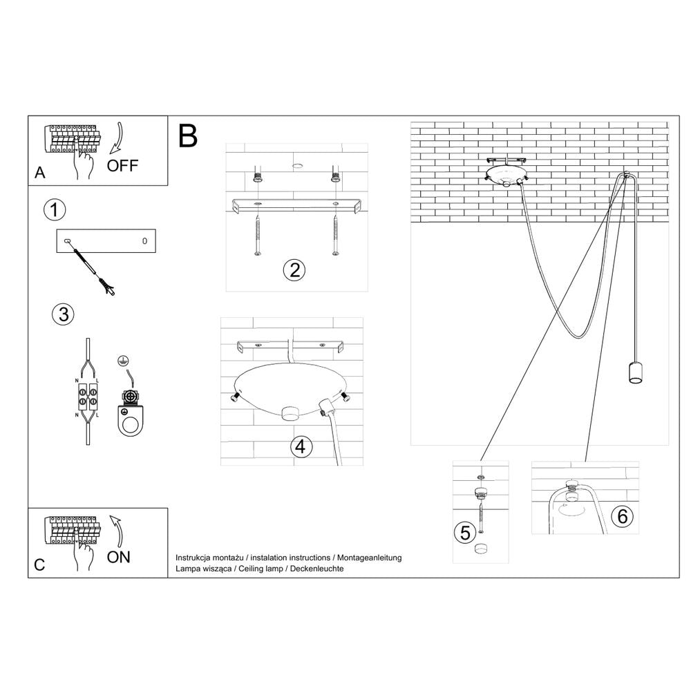 Edison Loft Pendant Lamp - Stylish Fabric & Steel Design for Unique Interior Lighting - E27