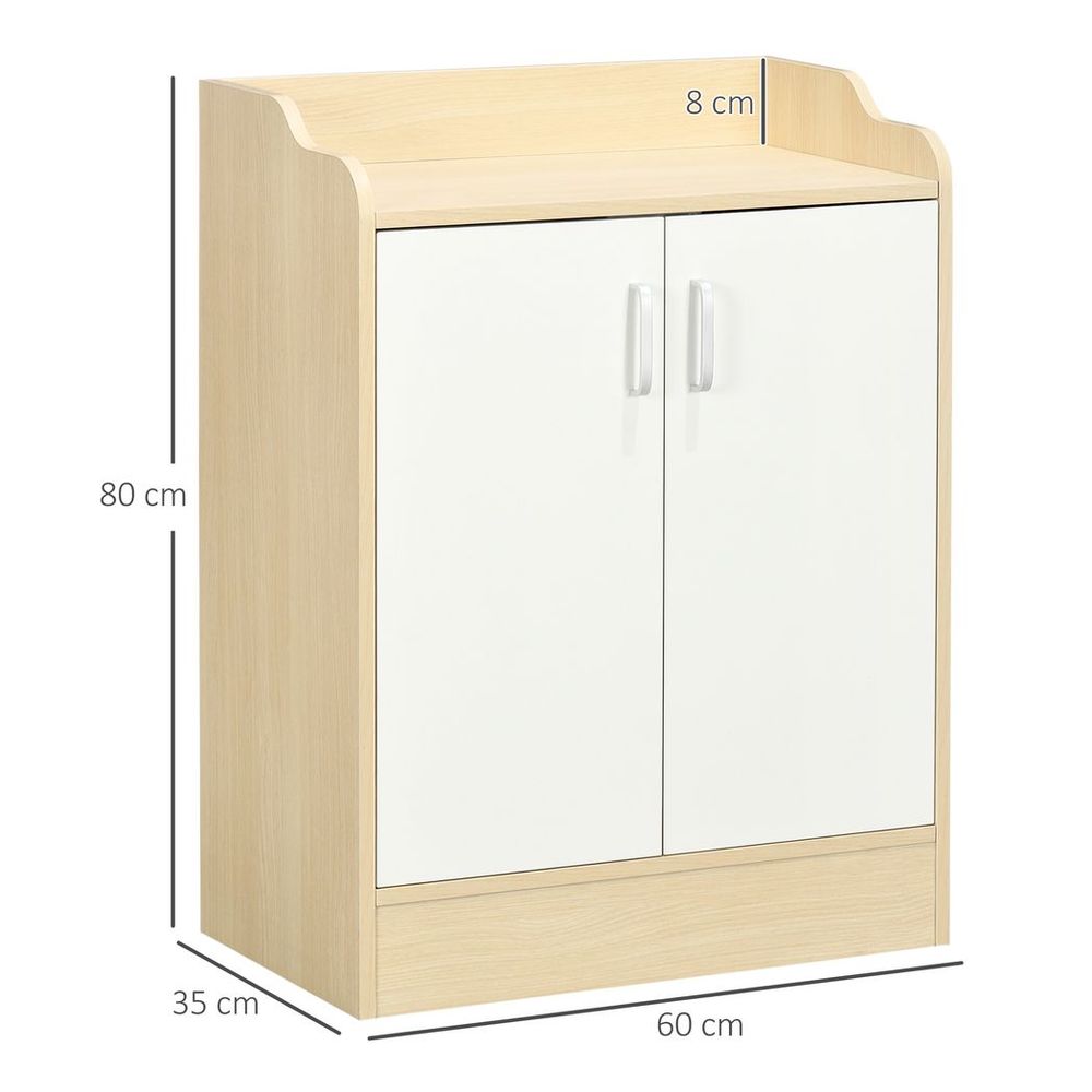 Premium Shoe Cabinet 2 Door Storage - 3 Shelves, Holds 9 Pairs - Sturdy, Space-saving Design - Easy Assembly - Perfect for Any Room