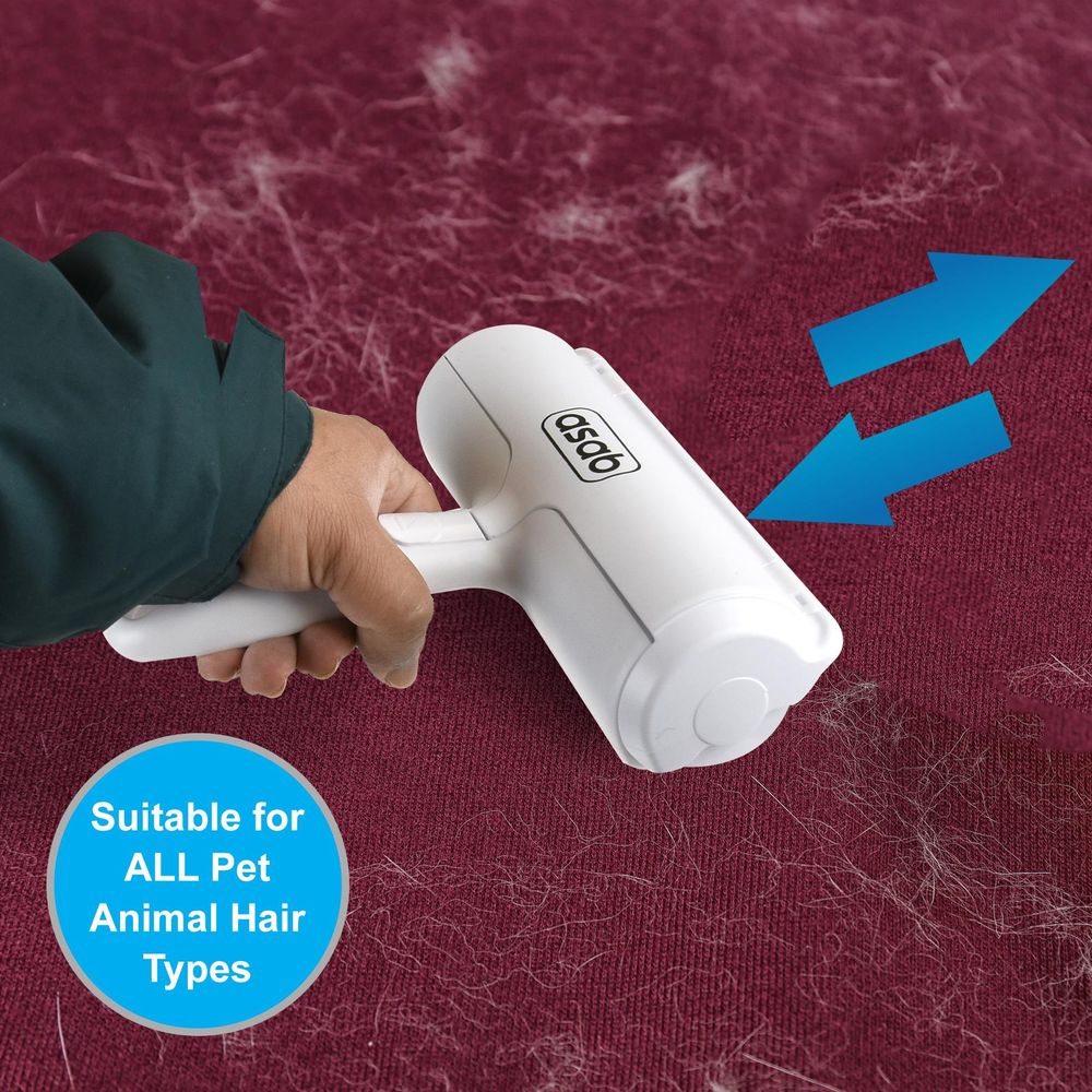ASAB Pet Hair Remover - Effective, Durable, Portable, Easy to Clean Roller for All Pet Owners - Quality at its Best!