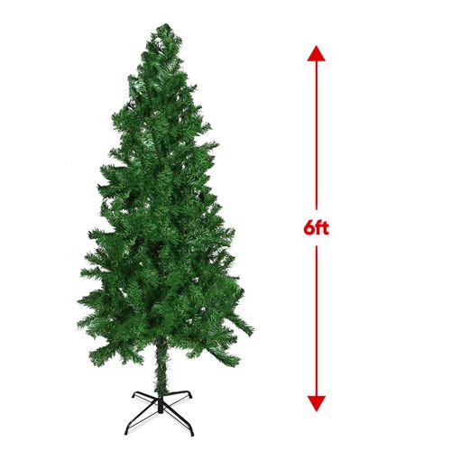 Christmas Tree Green Metal Stand - 6FT   AS-11177