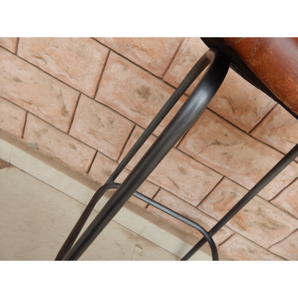 Premium Leather Stool - 78CM Height