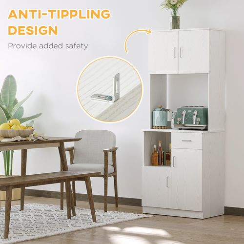 Kitchen Pantry Cupboard Kitchen Storage Cabinet  71W x 41D x 178Hcm
