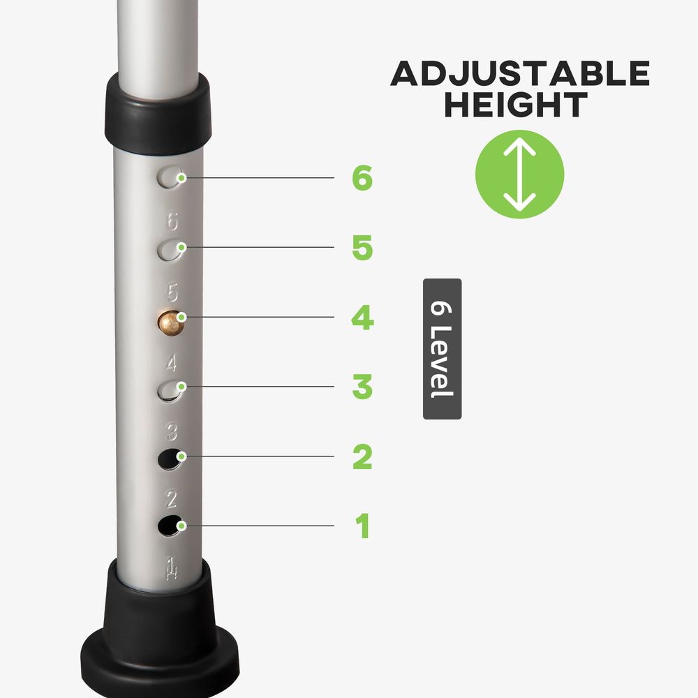 Adjustable Shower Stool with Suction Foot Pads for Elderly Disabled
