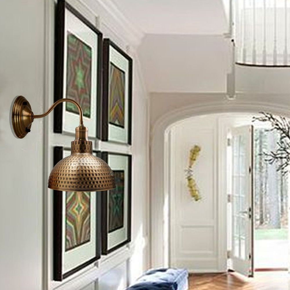 Retro Copper Wall Lights & Lamps – Antique Brass & Copper Sconces ~3678