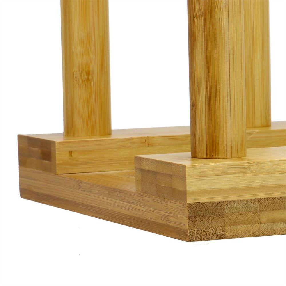 Bamboo Boot Rack | M&W - Keep Your Home Clean & Organized with this Stylish and Durable Shoe Storage Solution