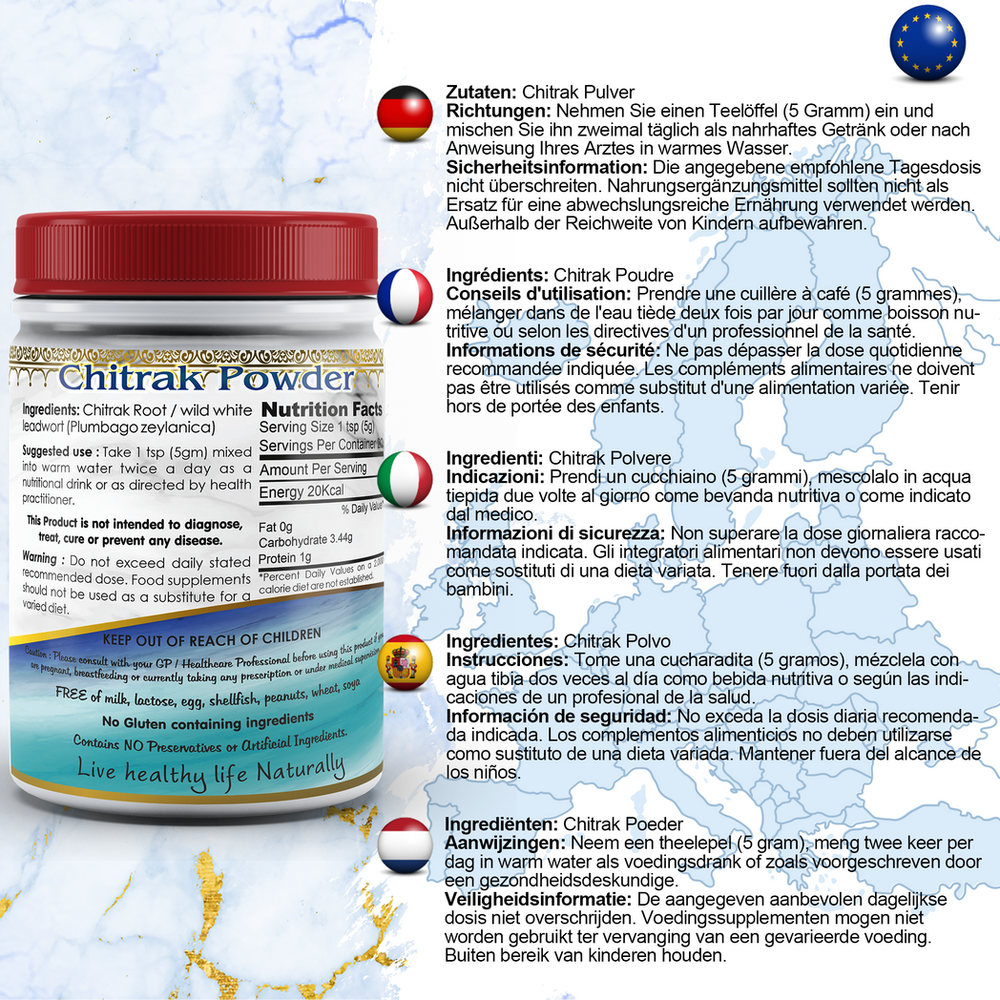 Premium Chitrak Powder – Health Benefits from Plumbago zeylanica