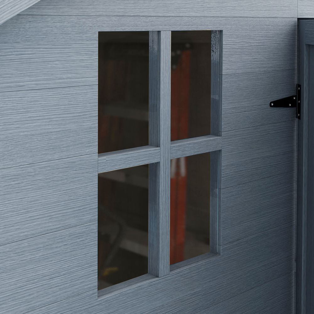 Premium Outsunny 6x6.5FT Wooden Shed | Outdoor Storage | Durable Material | Floor & Window
