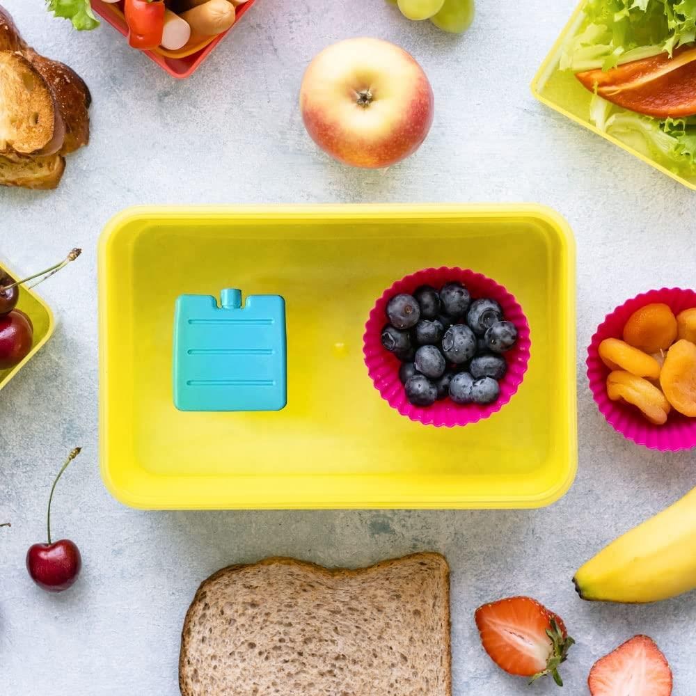 Sterun 8CM Multicolor Freezer Blocks Ice Pack Freezer Cooler Bag For Lunch Boxes, Coolers & Camping | Freezer Blocks | Ice Packs For Cool Box | Ice Packs For Coolers
