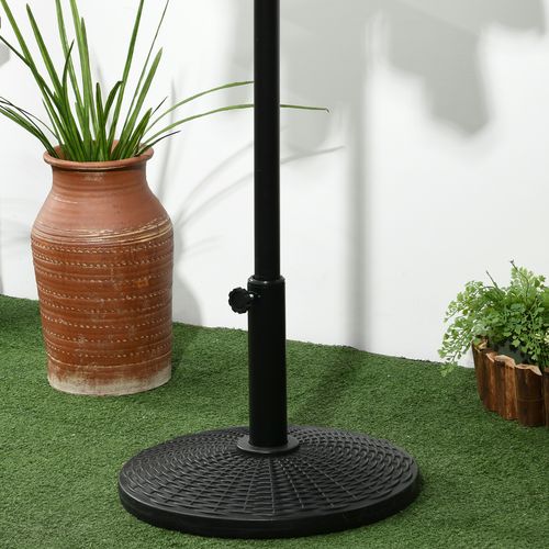 Outsunny 11.5kg Patio Weighted Umbrella Base Parasol Holder Outdoor Stand