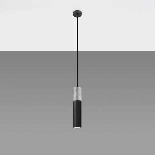 Pendant lamp Steel, concrete Borgio modern Design GU10