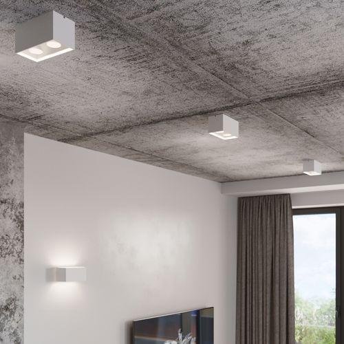 Wall lamp aluminum Quad modern Design G9