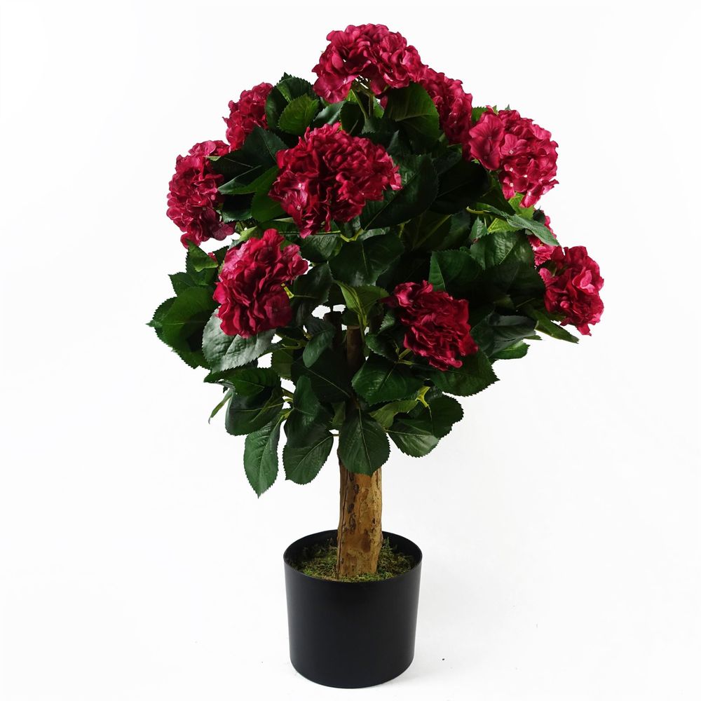 Delicate Pink 75cm Hydrangea Plant - Highest Quality Silk Flowers - Elegant & Luxurious - Perfect Home Decor Accent