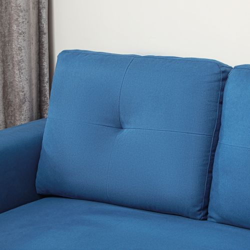 HOMCOM 3 Seater Sofa Bed, Convertible Pull Out Sofa with Storage