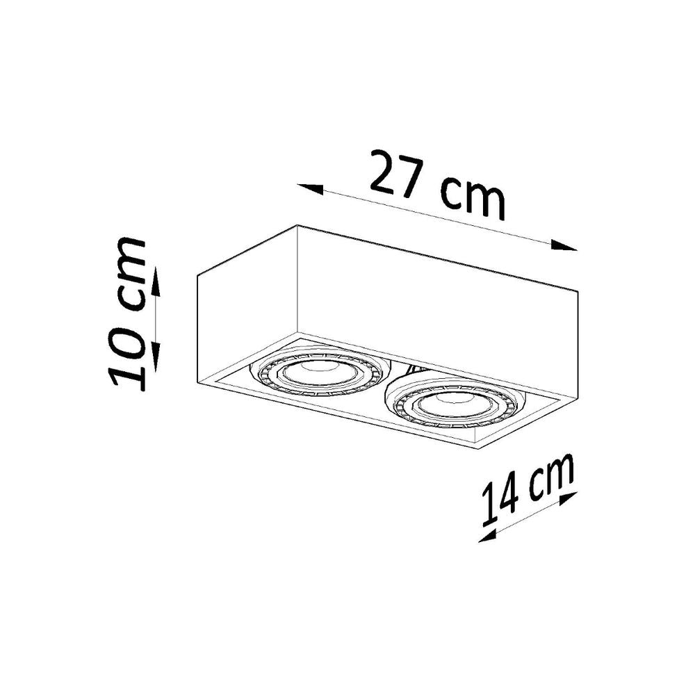 High-Quality Wood Quatro Ceiling Lamp - Scandinavian Design, GU10
