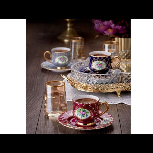 فنجان وصحن قهوة صوفيا - ديفان كوبالت