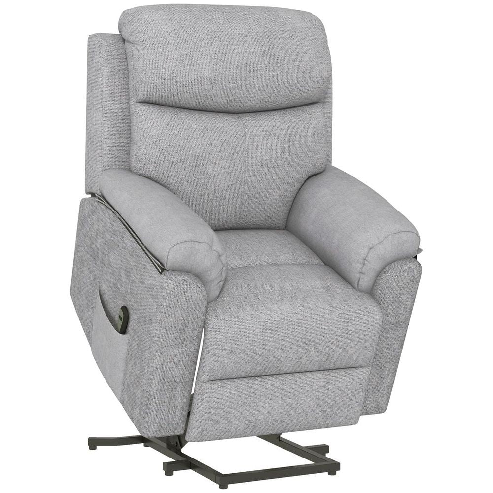 HOMCOM Power Lift Chair Electric Riser Recliner with Remote Control, Grey