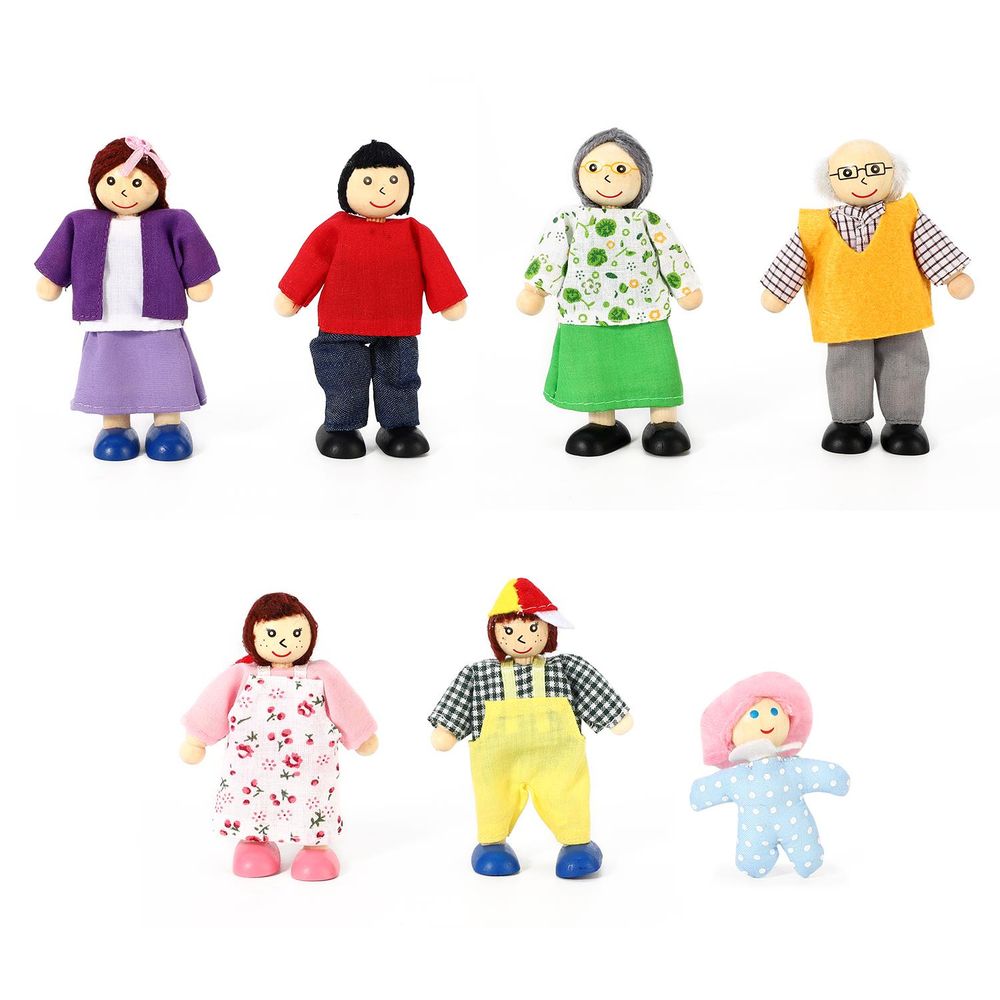 SOKA HAPPY FAMILY 7PCS - Imaginative Playset for Creative Kids