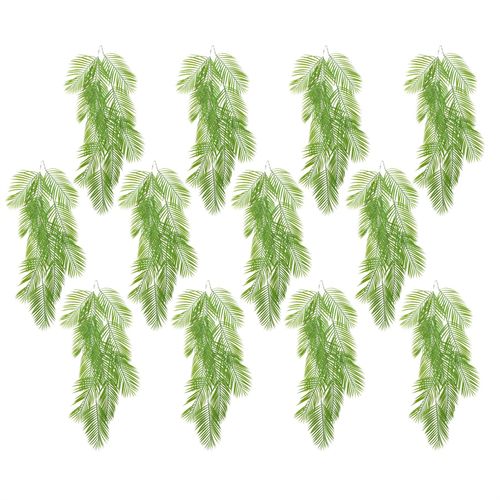 Pack of 12 x 120cm Artificial Hanging Palm Plant