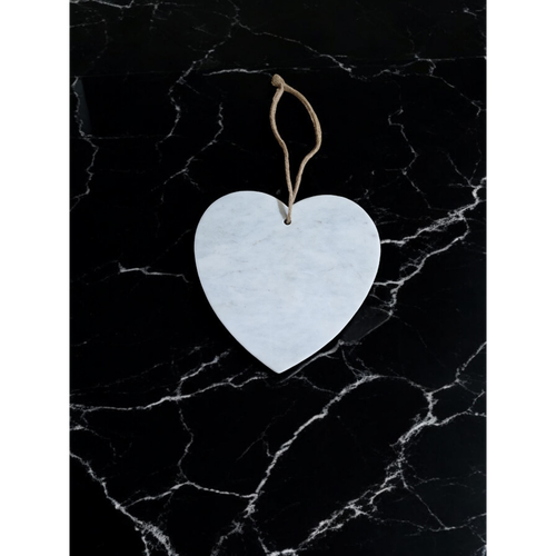 White Heart Chopping Board 24x26cm