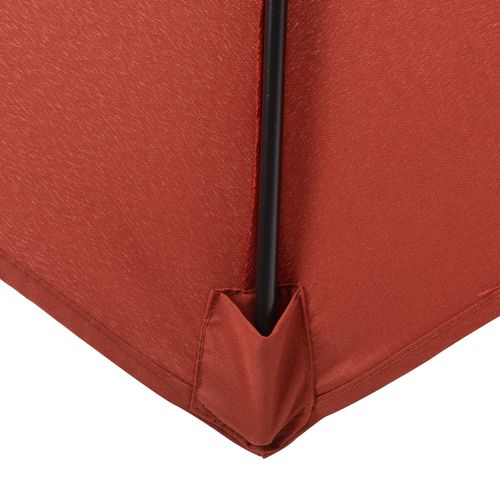 2m Parasol Patio Umbrella, Wine Red