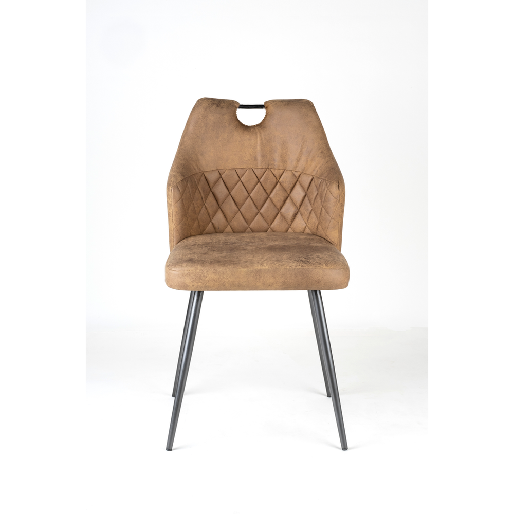 Luxe Leather Dining Chair - Premium Quality, 86cm Height. Contemporary Design