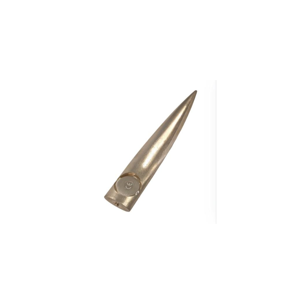 Miniature Clock Unisex Letter Opener Chrome Plated on Alloy Novelty Solid Brass IMP1052 - CLEARANCE NEEDS RE-BATTERY