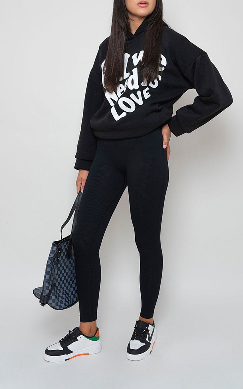 Super Soft Lightweight Rib High Waisted Leggings - Curvy Fit