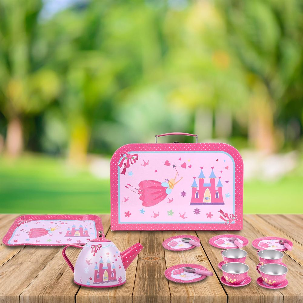 SOKA Tea Set - Fairy Tale Illustrations for Perfect Playtime - High Quality & Safe - Ideal for Imaginative Play - Best Gift for Kids