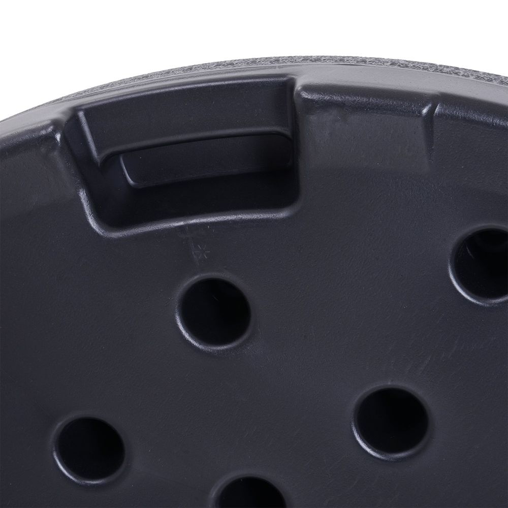 Portable Umbrella Base Stand Weights - Sand & Water Filled - Holds 13kg - HDPE Plastic - Outsunny