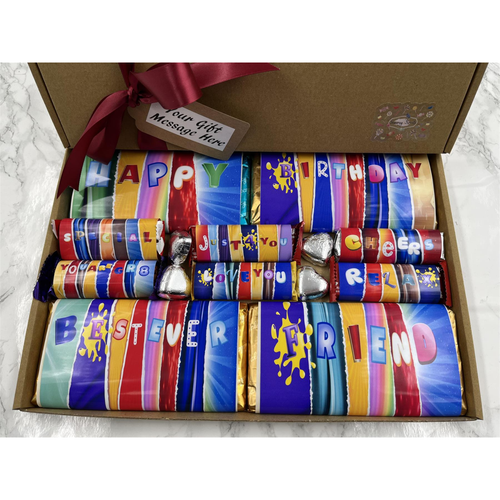 Fun Novelty Birthday Chocolate Wrapper Gift Box - Friend