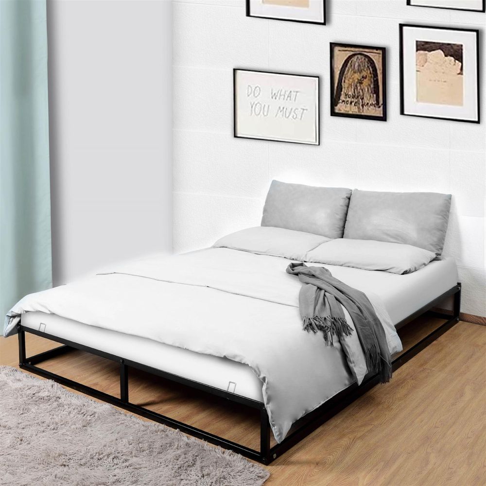 Kingsize Metal Bed Frame Square Tube - Improved