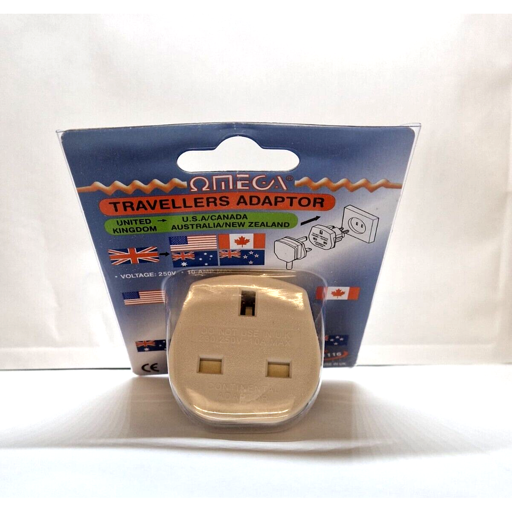 2PIN UK-USA ADAPTOR