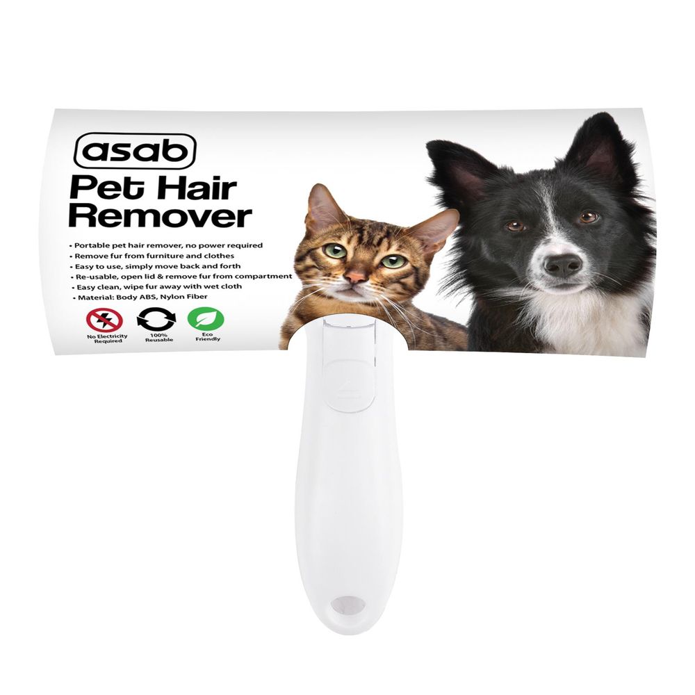 ASAB Pet Hair Remover - Effective, Durable, Portable, Easy to Clean Roller for All Pet Owners - Quality at its Best!
