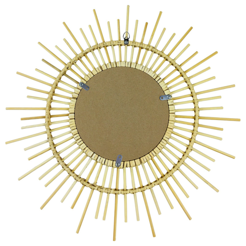 Rattan Mirrors Pointed 51cm