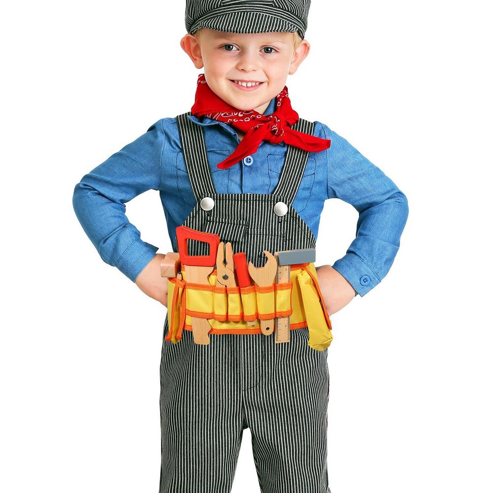 Building Fun with SOKA My Tool Belt - Quality Wooden Kids' Tool Set - Hours of Pretend Play!