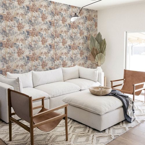 Abstract Texture Copper Navy sw12 wallpaper