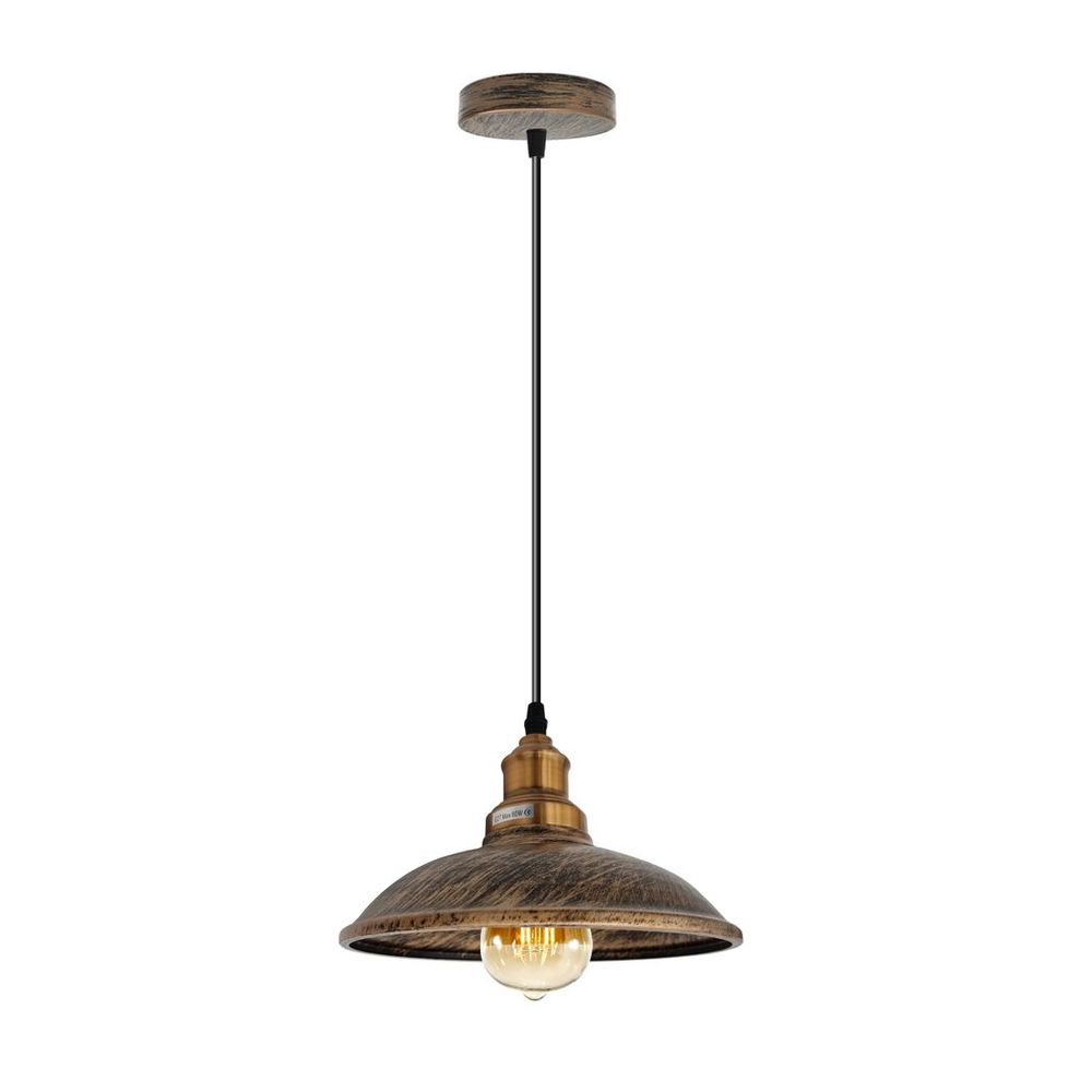 Vintage Industrial E27 Ceiling Hanging Light Cage Shade Loft Style Metal Ceiling Pendant Lamp