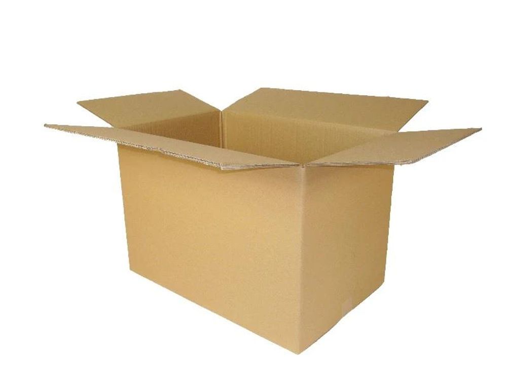 Premium Double Wall Shipping Box - New, Plain Design - 57cm