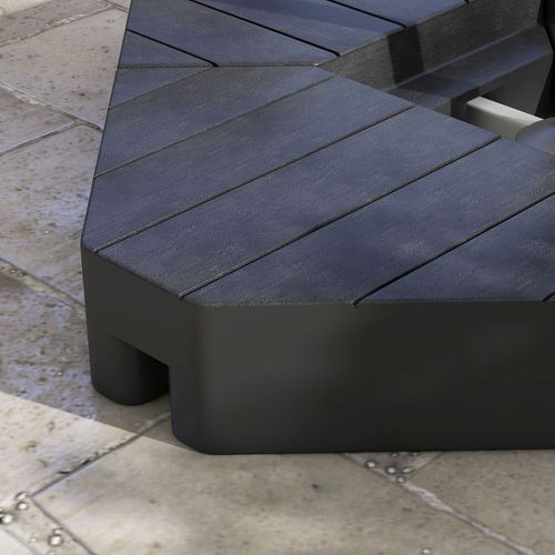 Outsunny Umbrella Weights for Offset Parasols, 80kg Sand or 60kg Water Filled