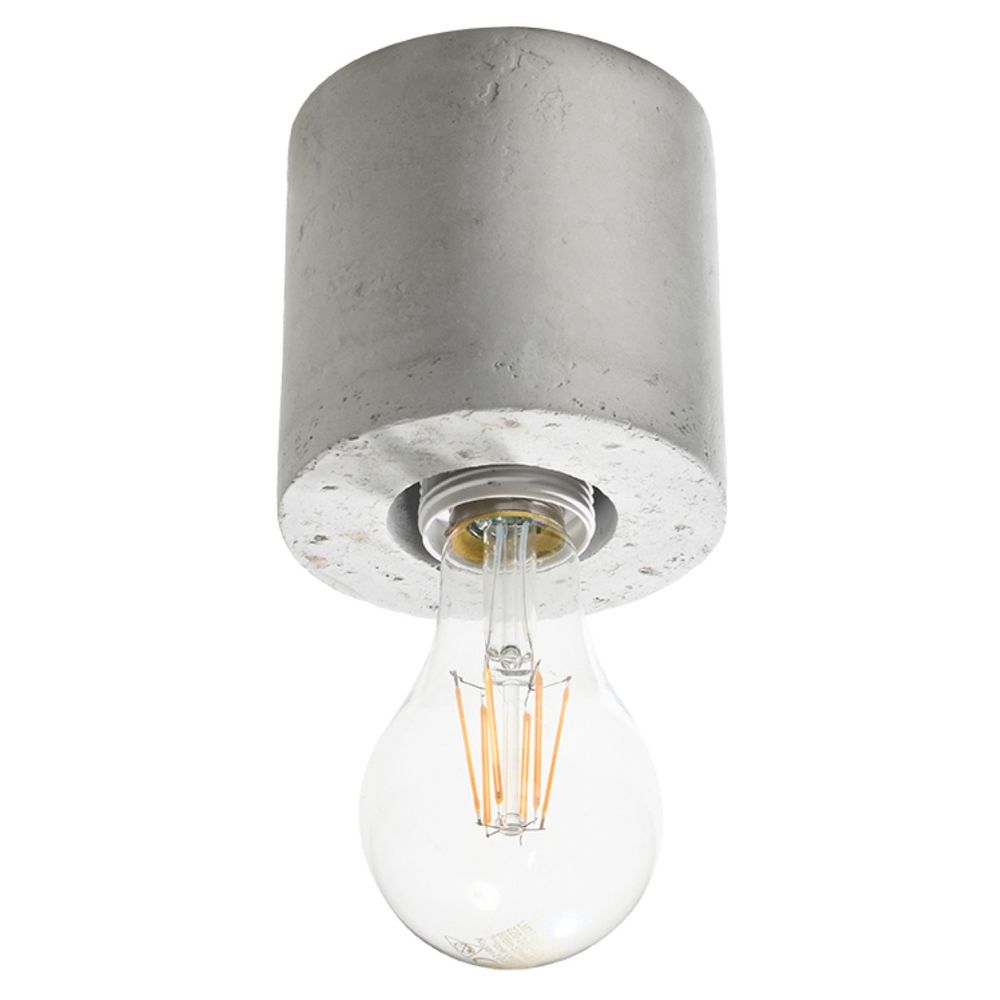 Industrial Concrete Ceiling Lamp - Salgado Design, High Quality, E27