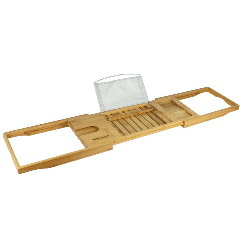 Relaxing Extendable Bamboo Bath Caddy | Maison & White | High-Quality & Durable