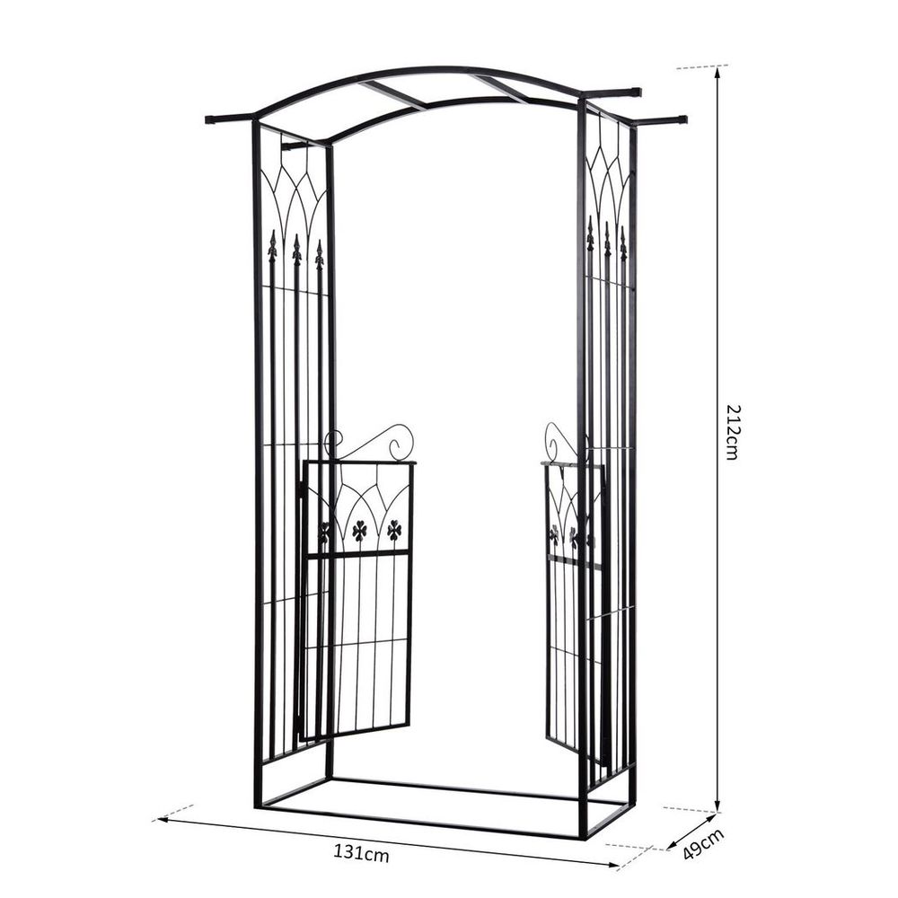 Gorgeous Outsunny Garden Arch Bench - Enhance Your Outdoor Space with Style