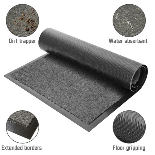 60 x 90 DARK GREY ARRAN MATT